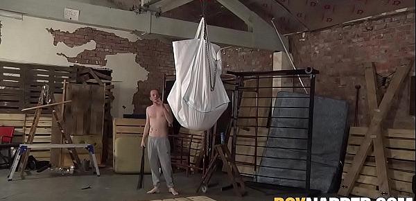  Sean Taylor & Billy Rock have kinky bondage sex in a dungeon